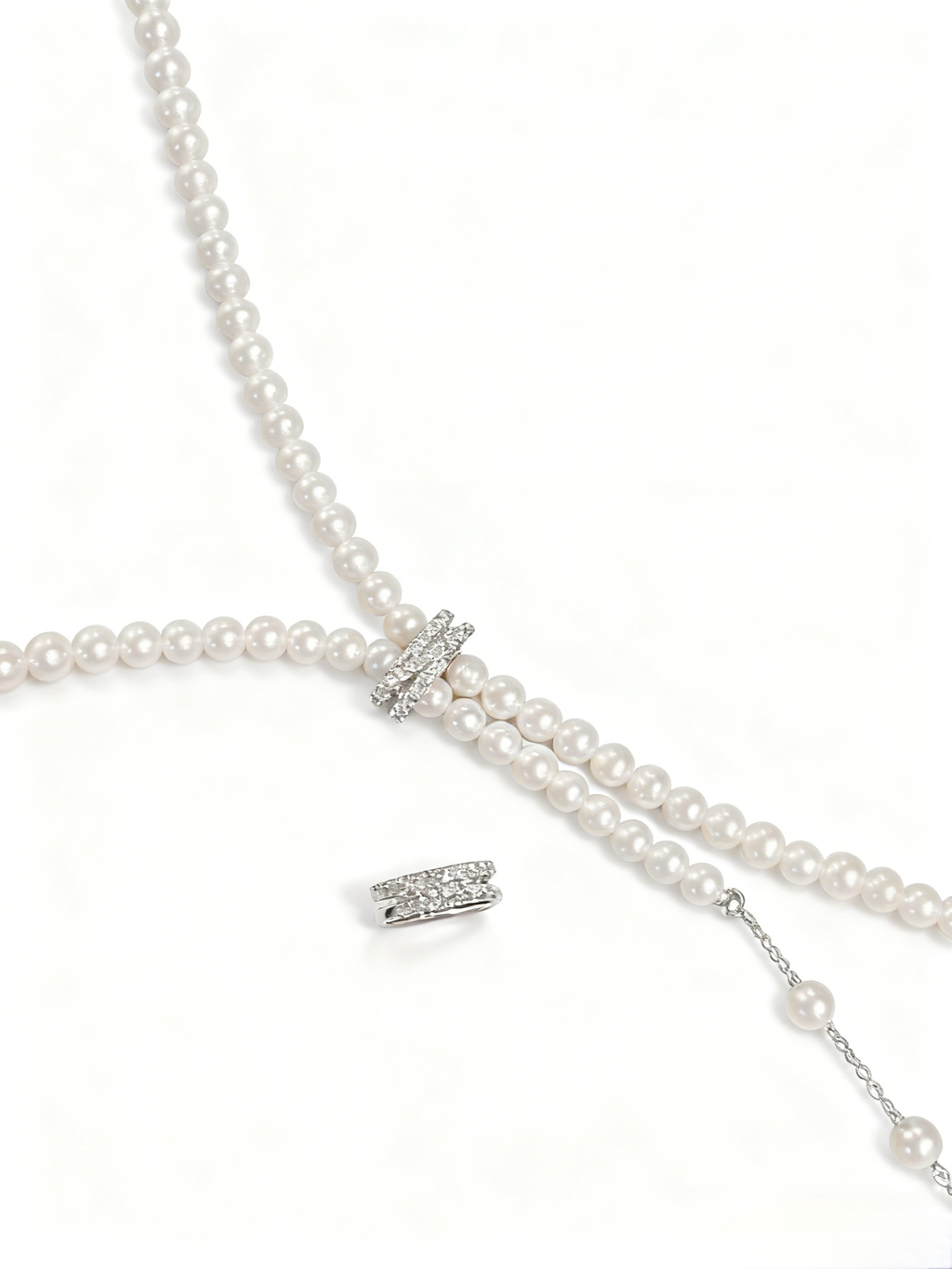 Pearl Waterfall Sweater Chain