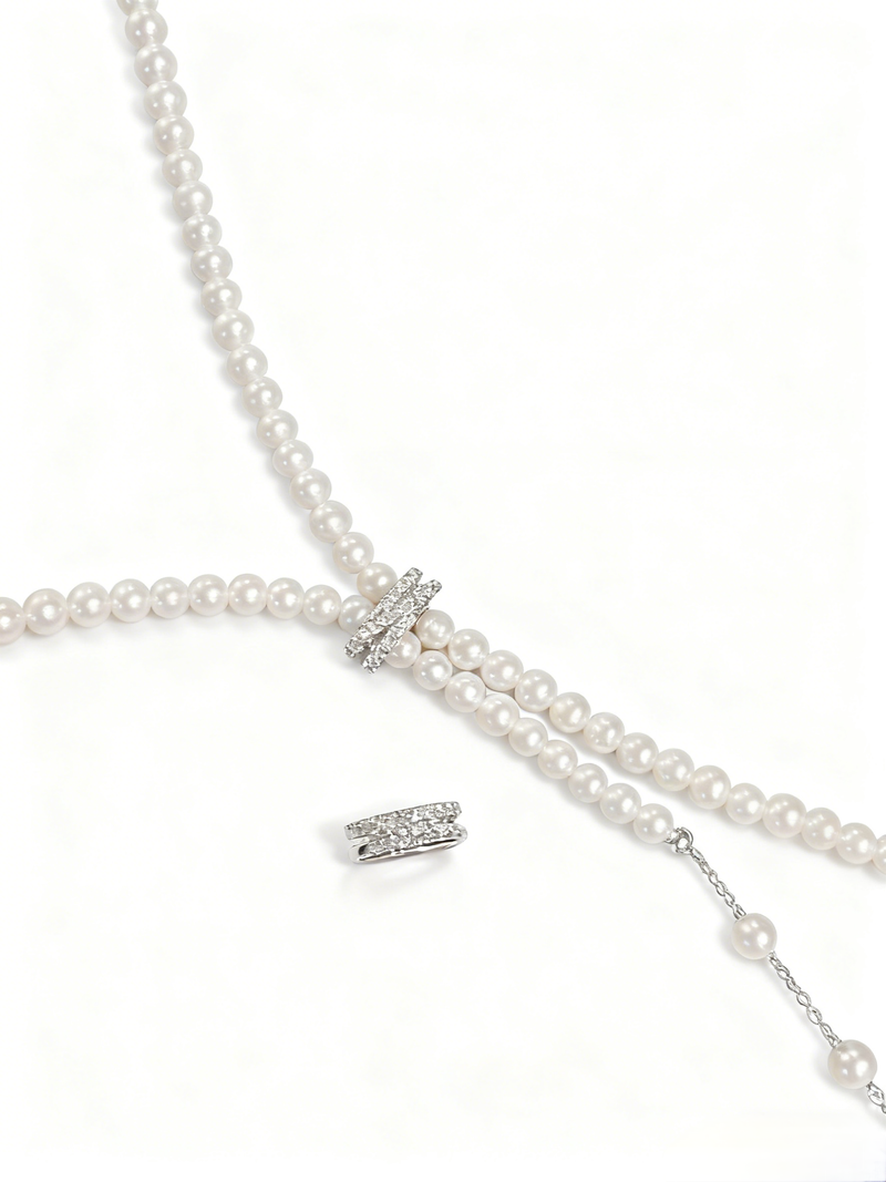 Pearl Waterfall Sweater Chain