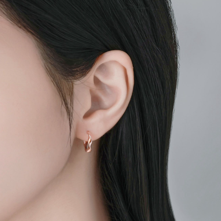 Sterling Silver Möbius Loop Earrings – VenusisCo